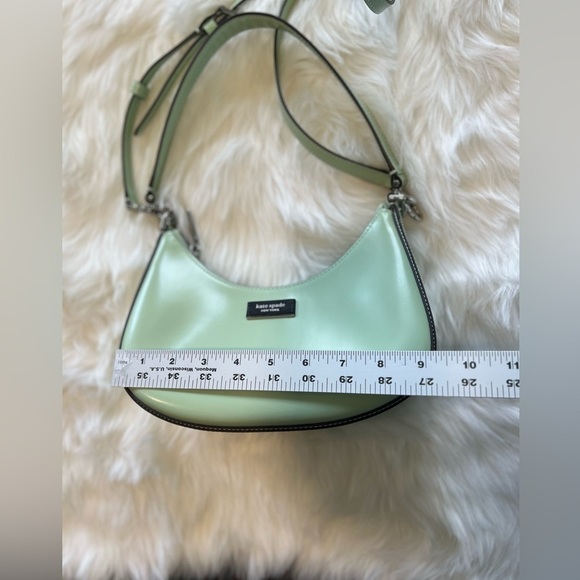 KATE SPADE Sam Icon Small Convertible Crossbody color blue green - Picture 5 of 6